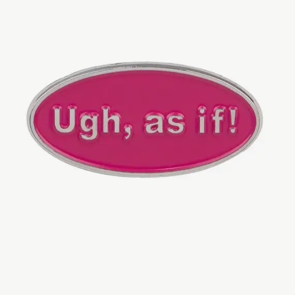 Ugh as if enamel pin - Picture 1 of 4